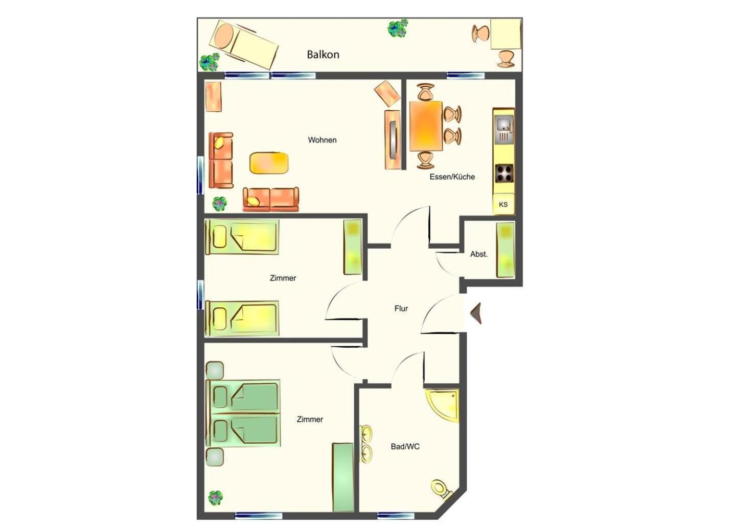 Haus Triade Ferienwohnung Triade 3 치노비츠 외부 사진